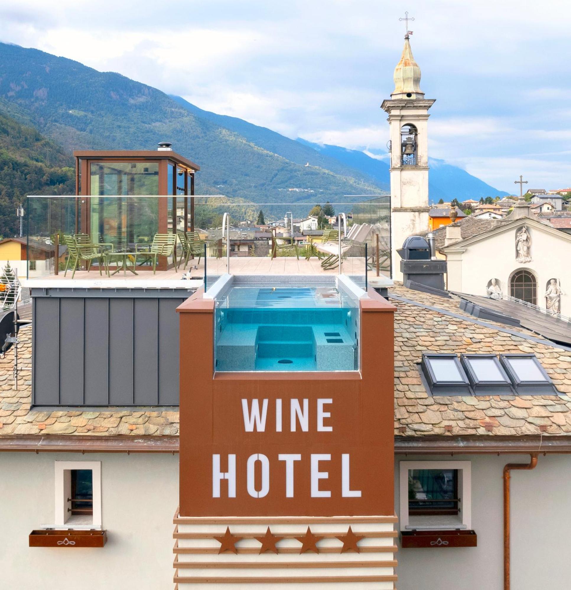 Wine Hotel San Carlo - Relais & Spa - Boutique Hotel Chiuro Exterior photo