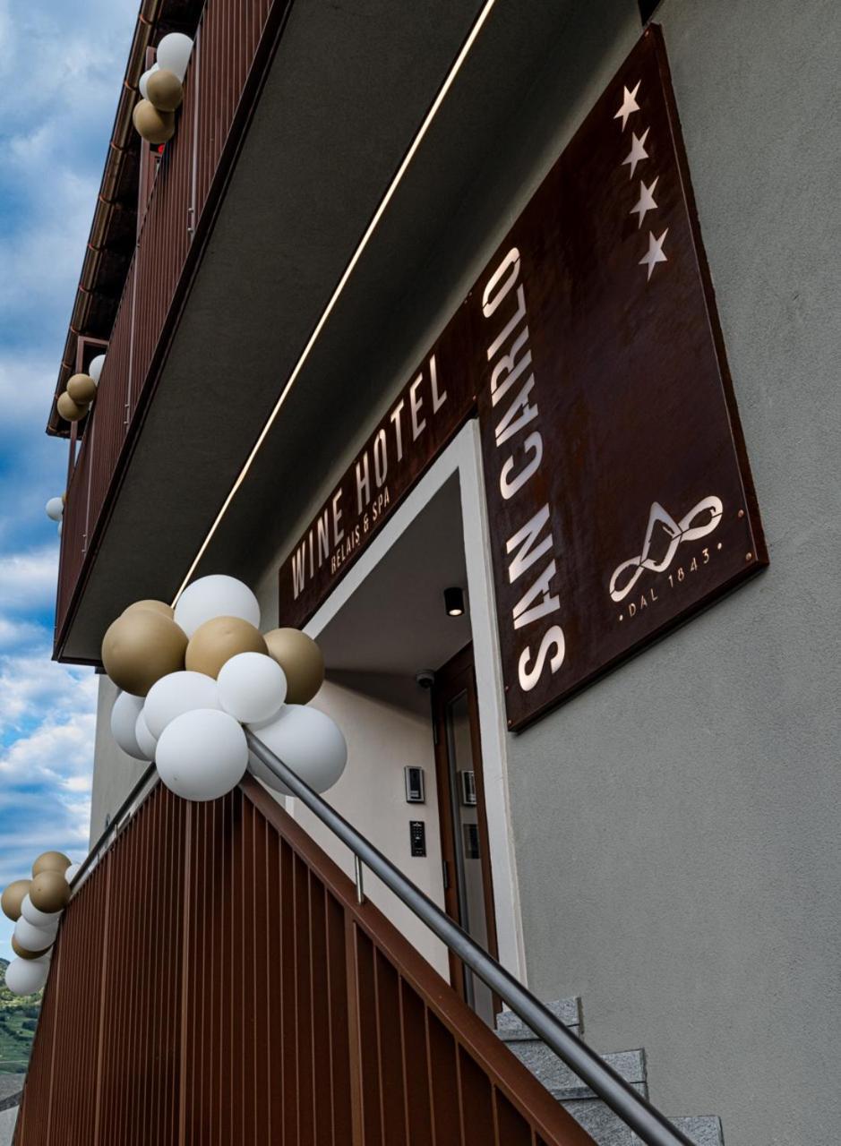 Wine Hotel San Carlo - Relais & Spa - Boutique Hotel Chiuro Exterior photo